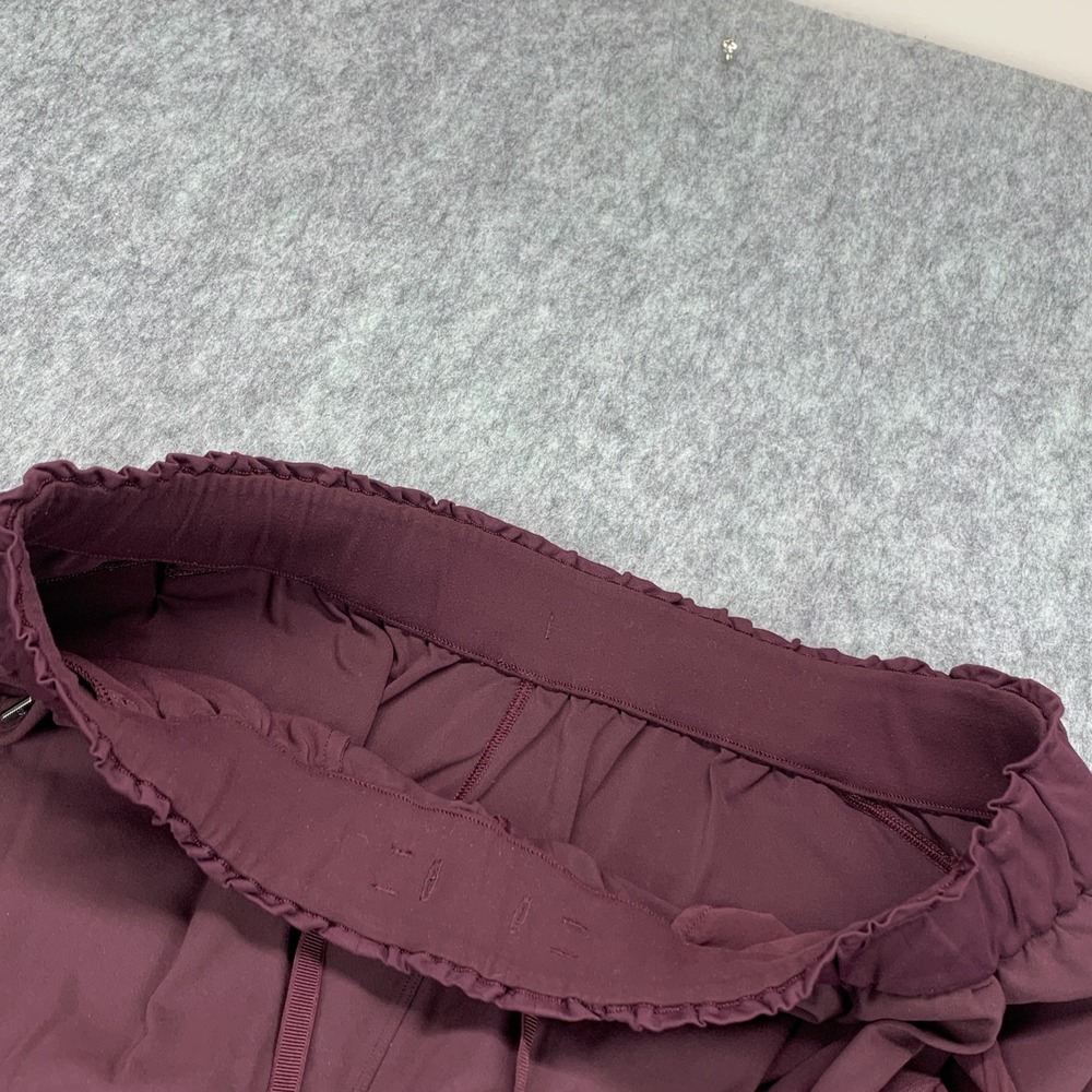 Lululemon Keep Moving Pant Women's High Rise Burgundy Cassis - Size 12 - Picture 7 of 13